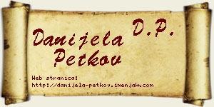 Danijela Petkov vizit kartica